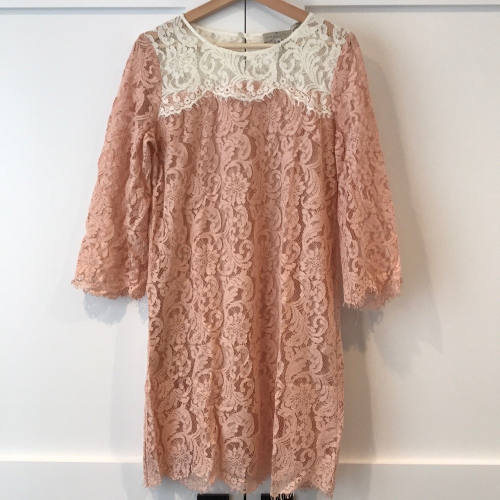 Essentiel Antwerp Kreen Lace Shift Dress (FR 38)